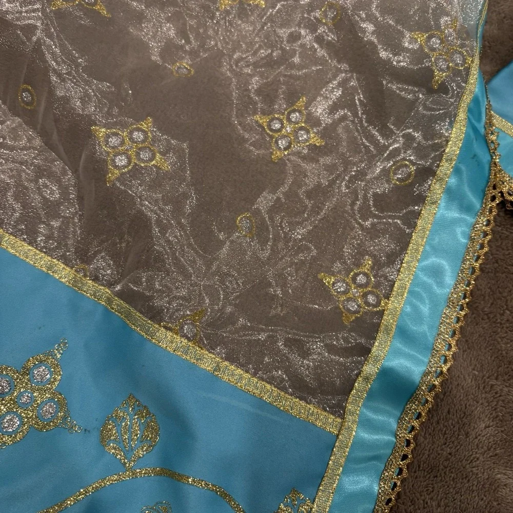 Princess Jasmine Disney Girls Dress Up‎ Cosplay Costume Scarf Wrap Accessory